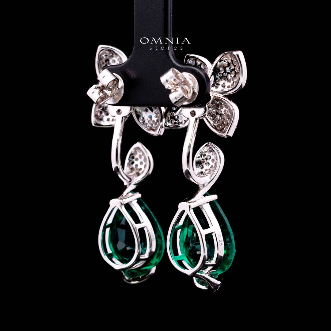 Omnia Elora Earring 925 Silver Accessories In High Quality Simulated Diamonds - Image 4