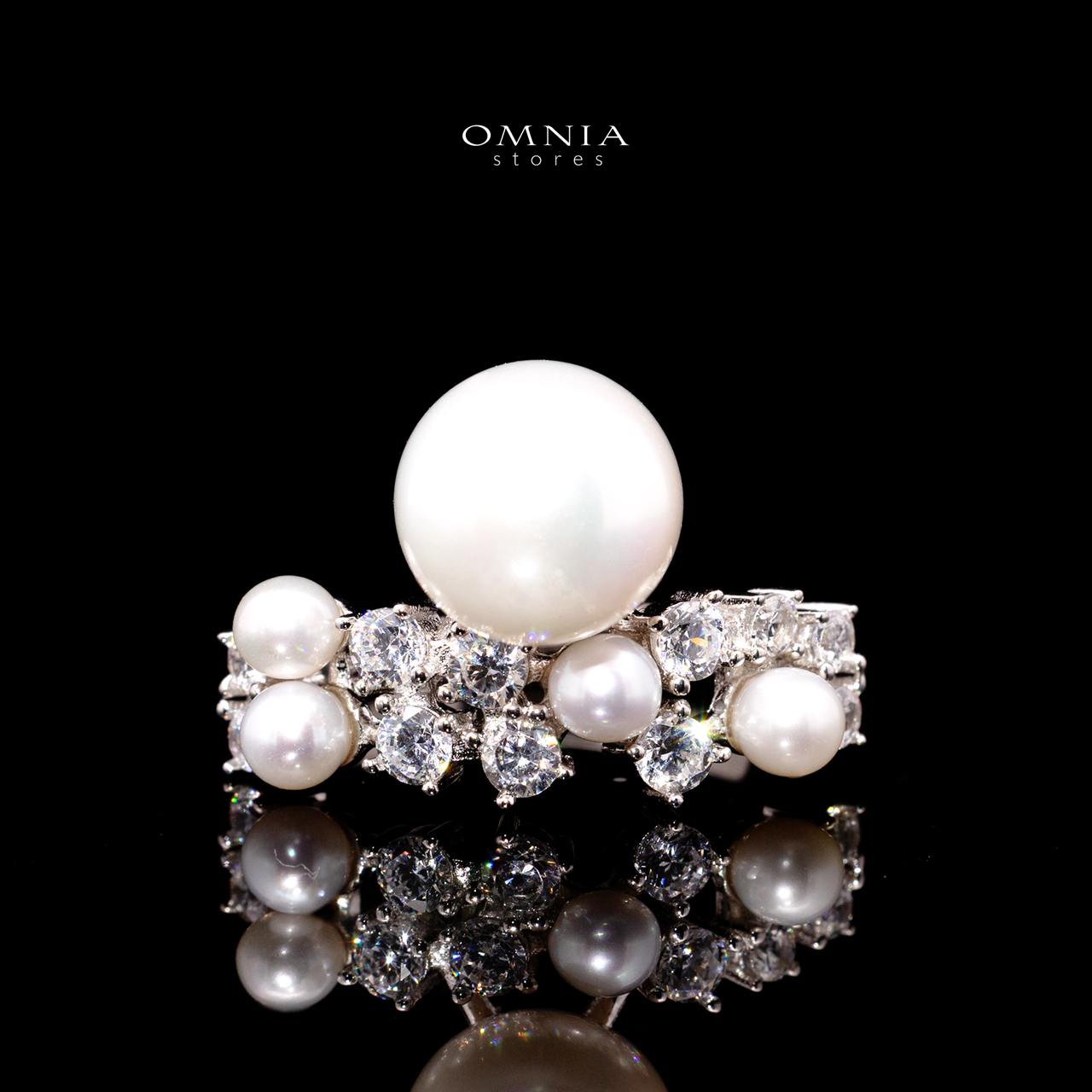 Omnia Behati Fresh Real Water Pearl Set In 92.5 Silver High Quality Simulated diamonds - Image 5