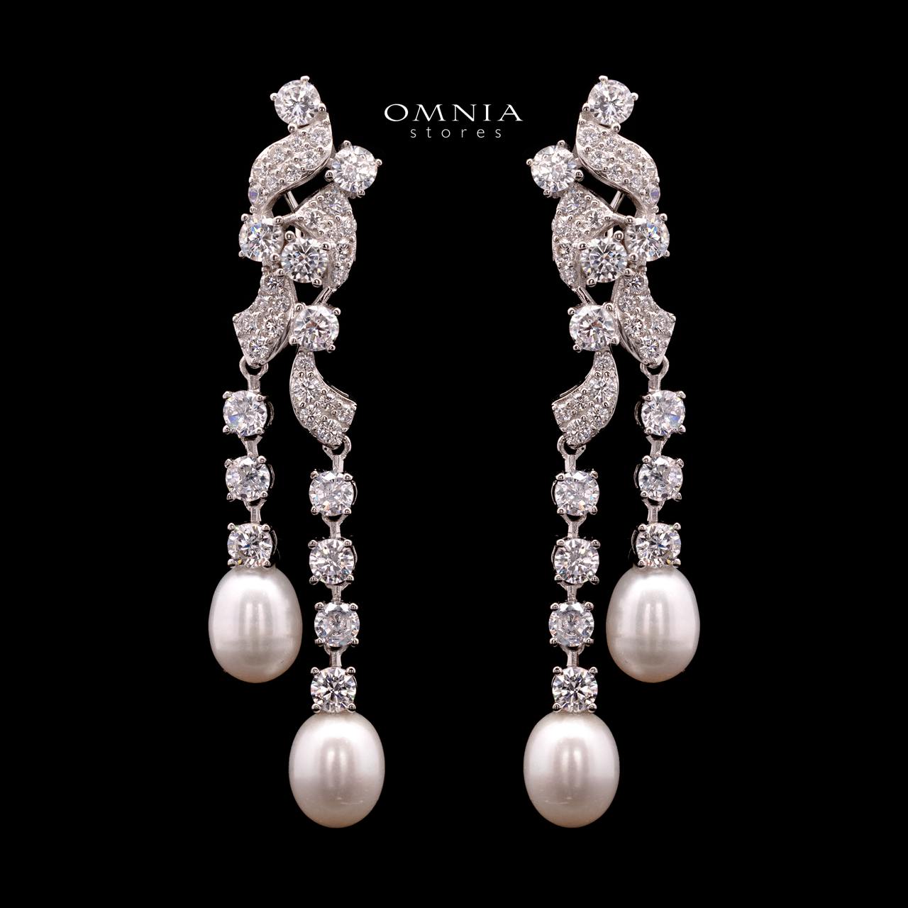 Omnia Behati Fresh Real Water Pearl Set In 92.5 Silver High Quality Simulated diamonds - Image 4