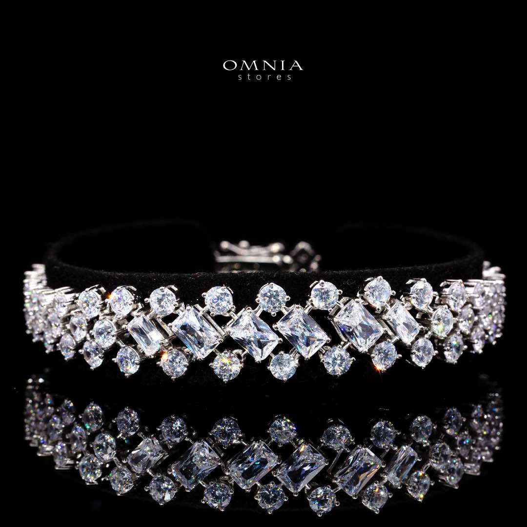 Wedo White Bridal Jewelry Set Premium Rhodium-Plated High-Quality Zircon Stones - Image 3