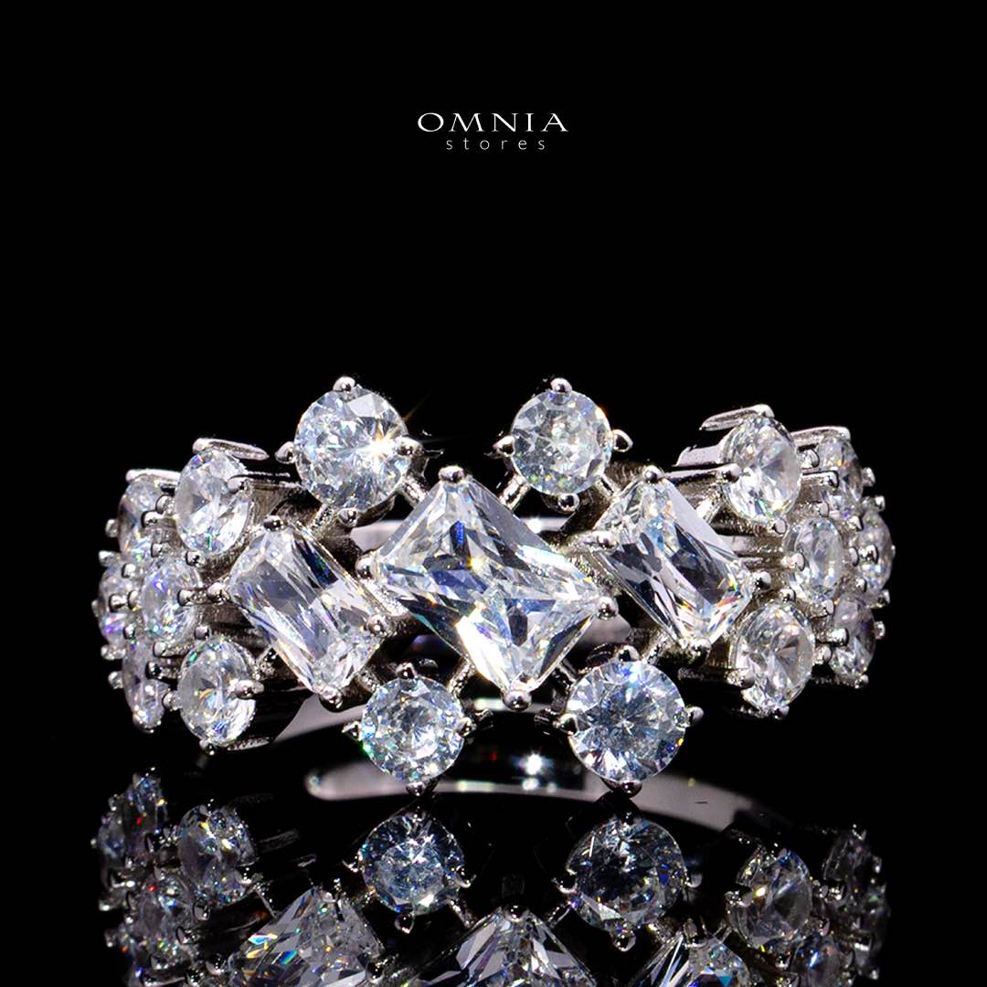 Wedo White Bridal Jewelry Set Premium Rhodium-Plated High-Quality Zircon Stones - Image 4