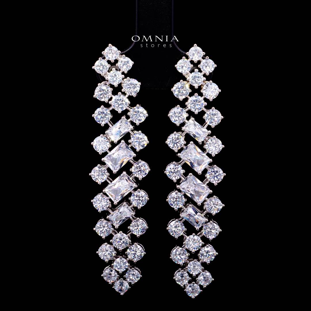 Wedo White Bridal Jewelry Set Premium Rhodium-Plated High-Quality Zircon Stones - Image 5