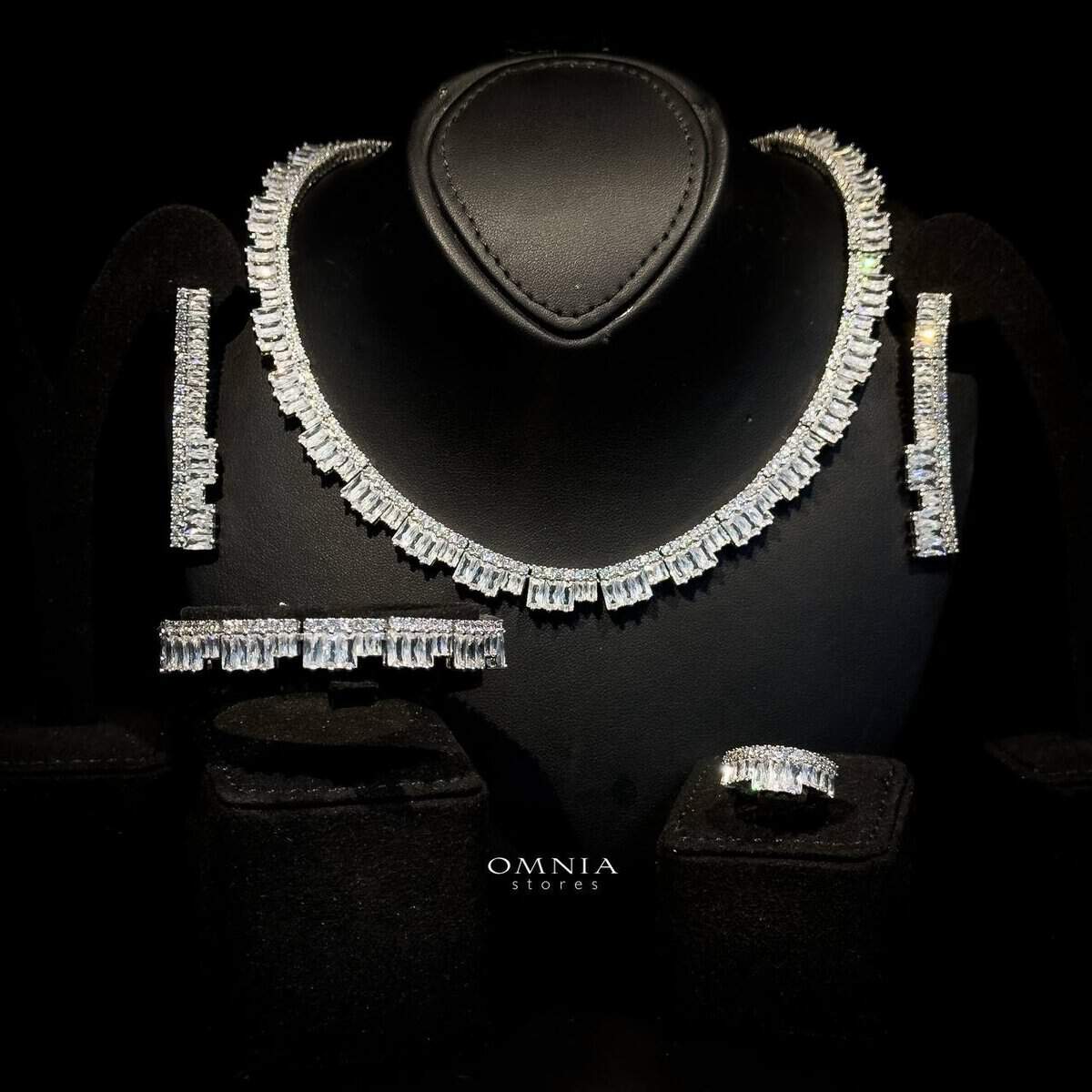 Omnia Izabella White Bridal Zircon Set