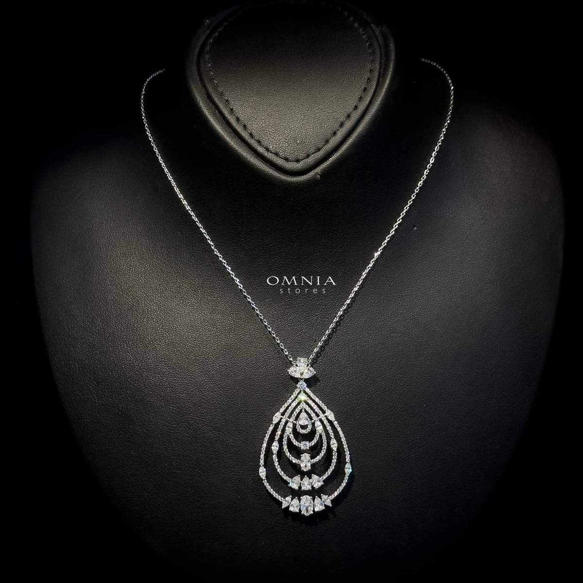Omnia Mira White Set Accessories in High Quality Zircon Stone (Only Available in KSA) - Image 8
