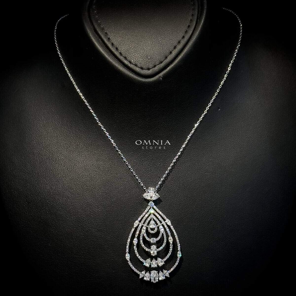 Omnia Mira White Set Accessories in High Quality Zircon Stone (Only Available in KSA) - Image 7