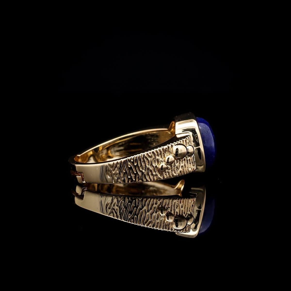 Omnia Nashita Blue Ring in High Quality Malachite Stone - Image 3