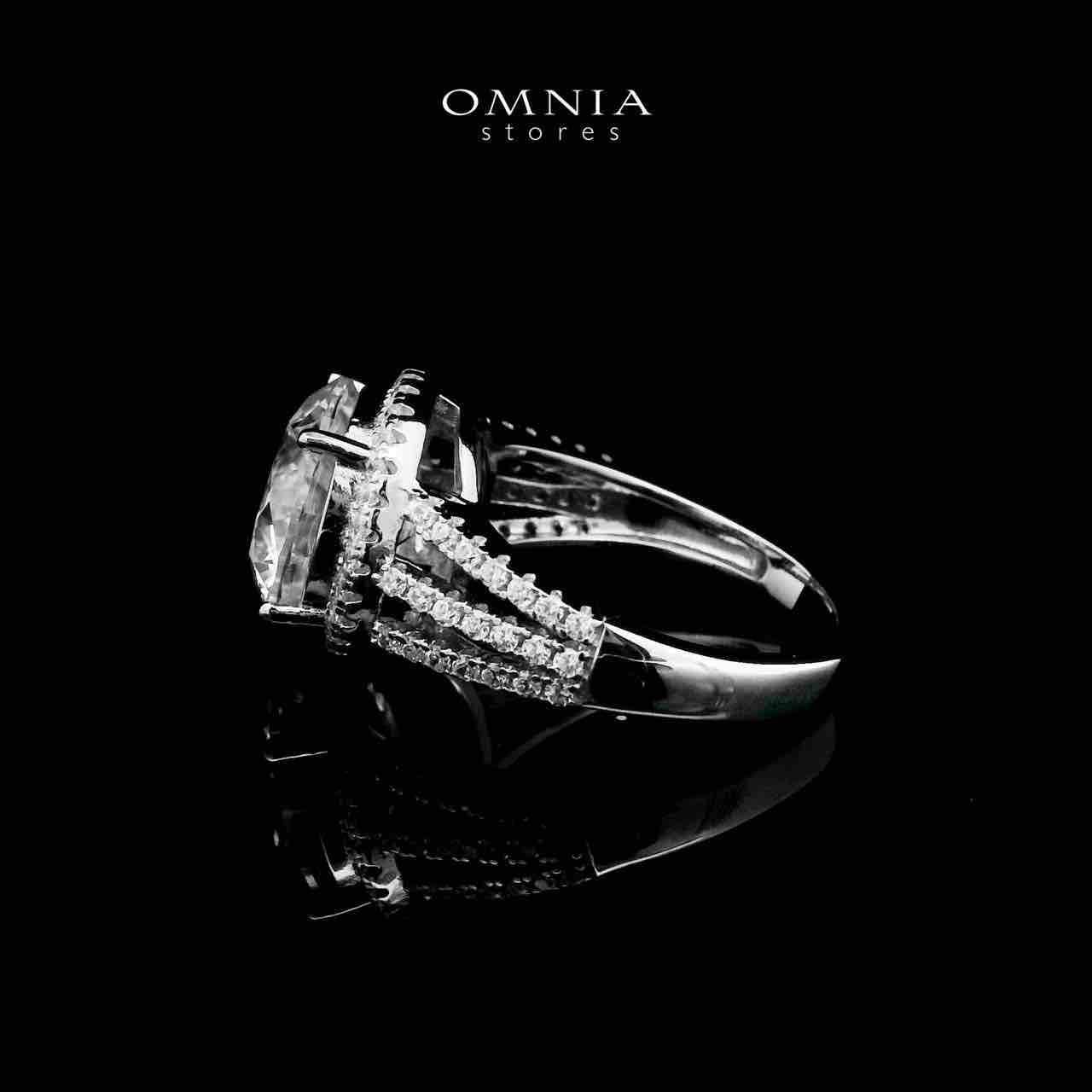 Omnia Fadwa White Moissanite Ring – Certified 925 Sterling Silver - Image 3