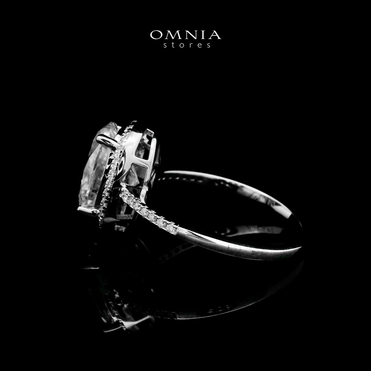 Omnia Hafsah White Moissanite Ring – Certified 925 Sterling Silver - Image 2
