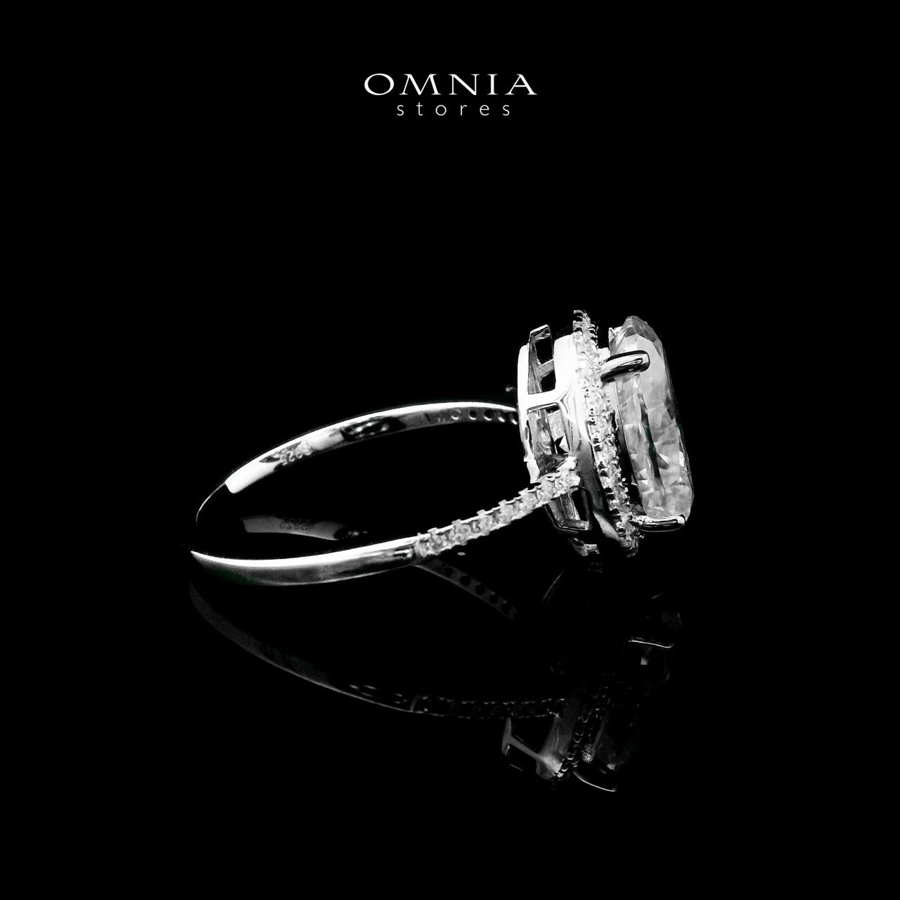 Omnia Hafsah White Moissanite Ring – Certified 925 Sterling Silver - Image 3