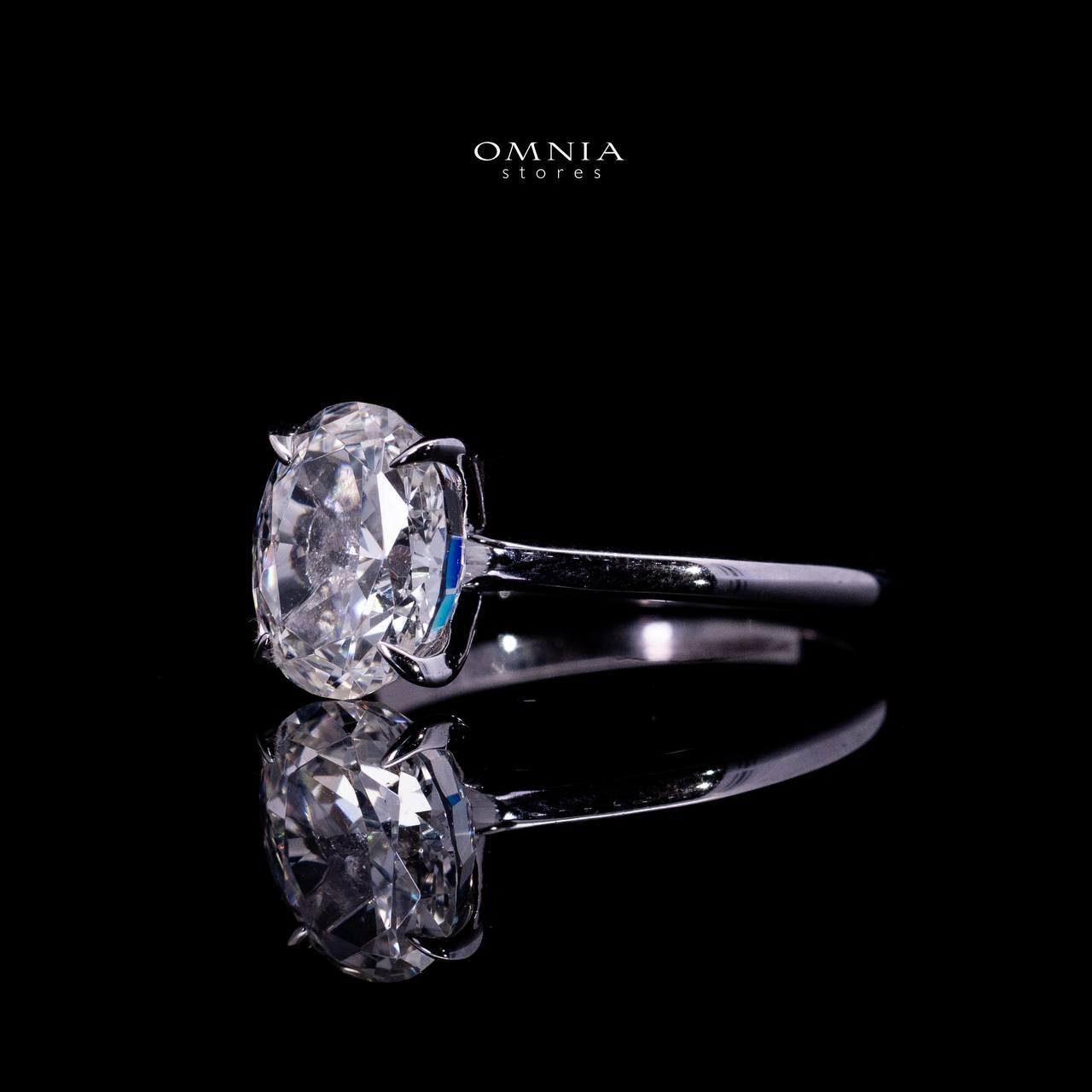 Neda White Ring Wiht High Quality Lab Crafted Stones In 925 Silver - Image 2