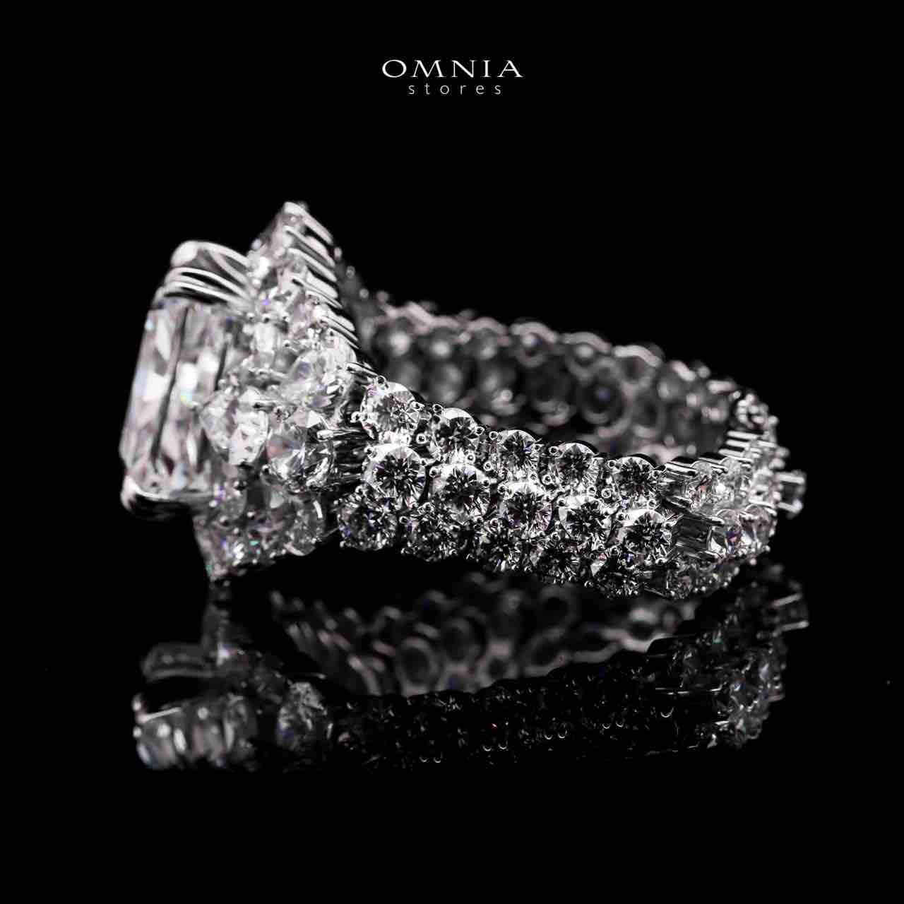 Nahid White Bracelet With High Quality Lab Crafted Stones In 925 Silver - Image 3