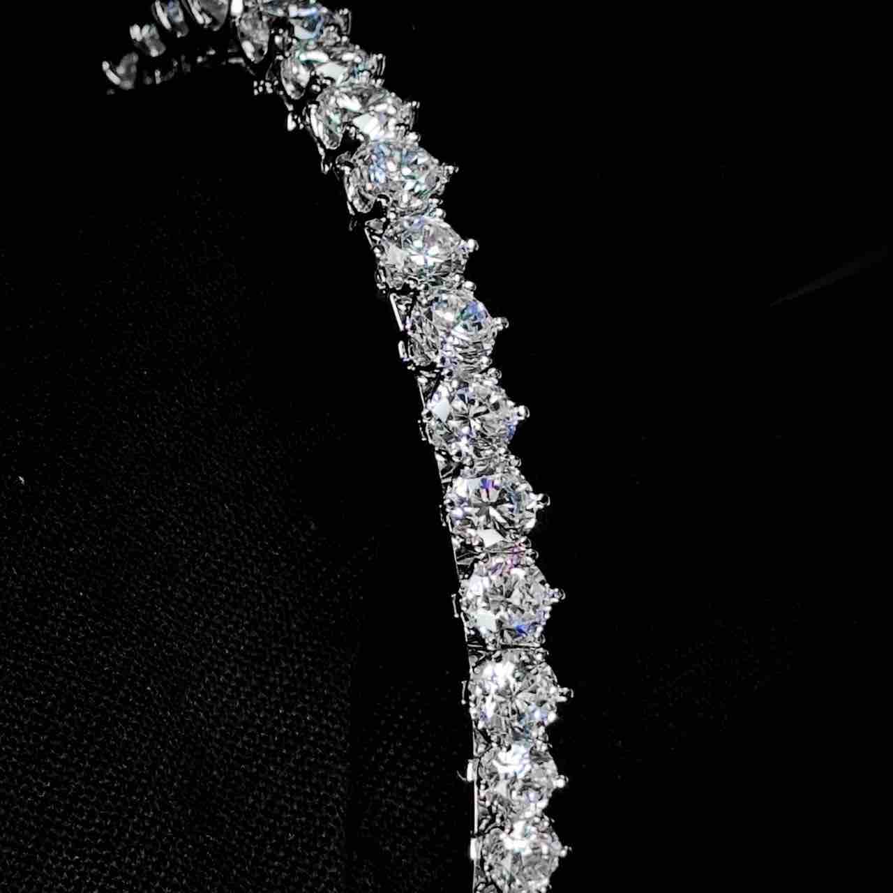 Omnia Imara Silver Hair Band In 925 Silver High Quality Lab Crafted Stones - Image 2