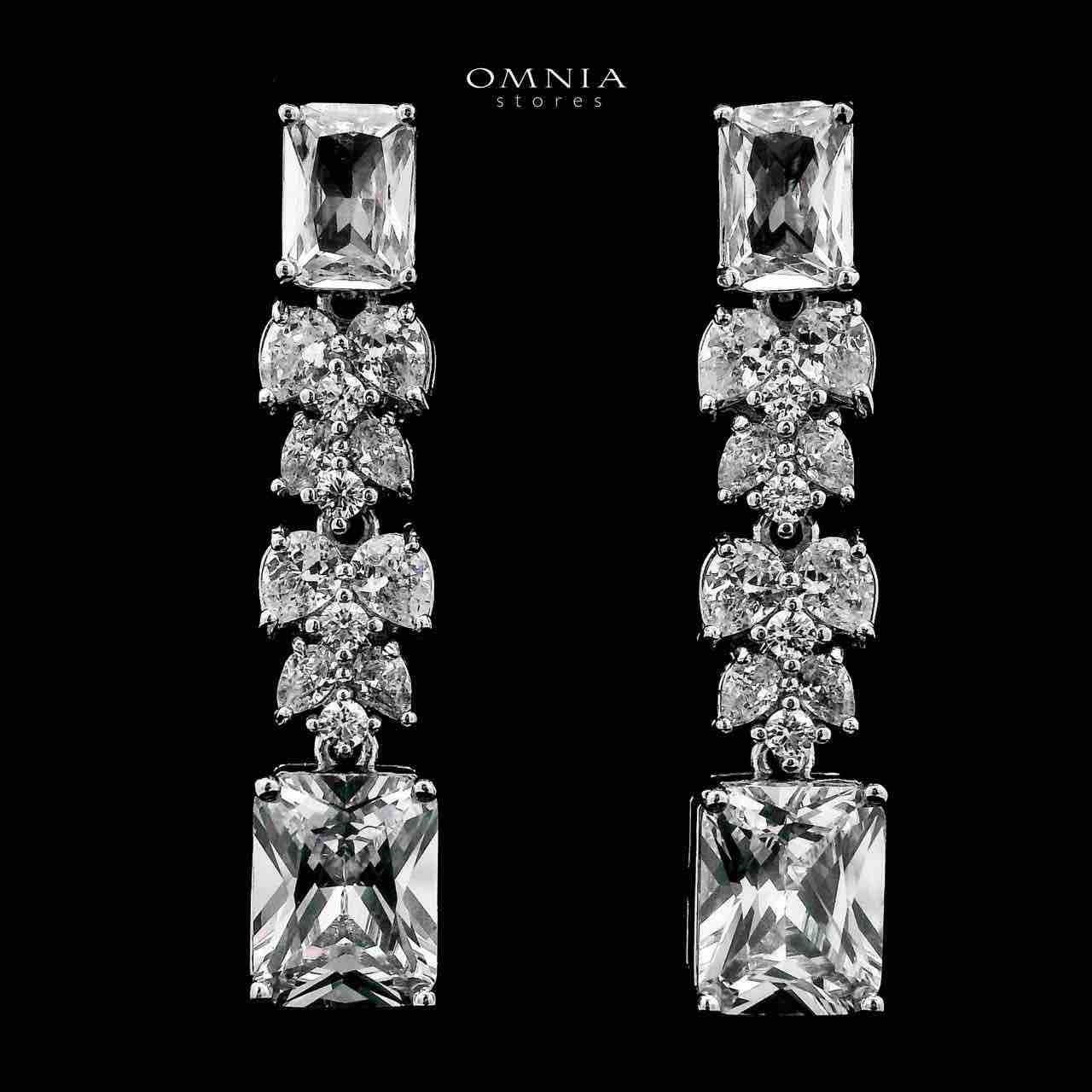 Omnia Amelia White Bridal Full Set in High Quality Simulated Diamonds - Image 6