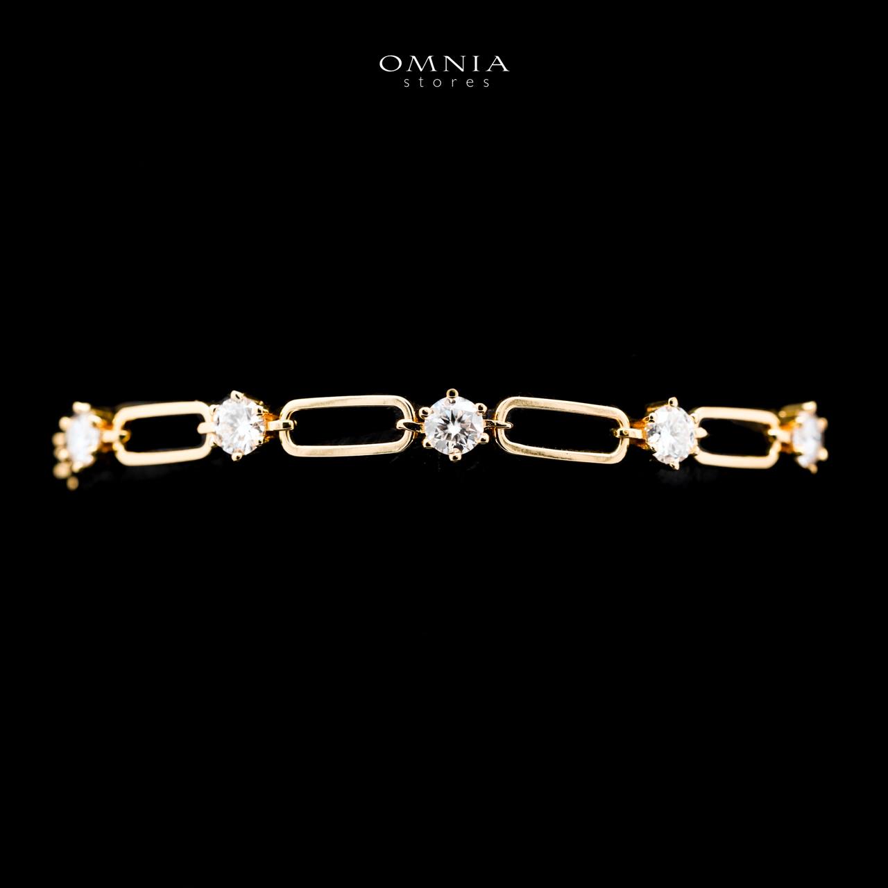 Bahja Golden White Moissanite With GRA Certified Bracelet in 925 Silver RD4.5mm - Image 3