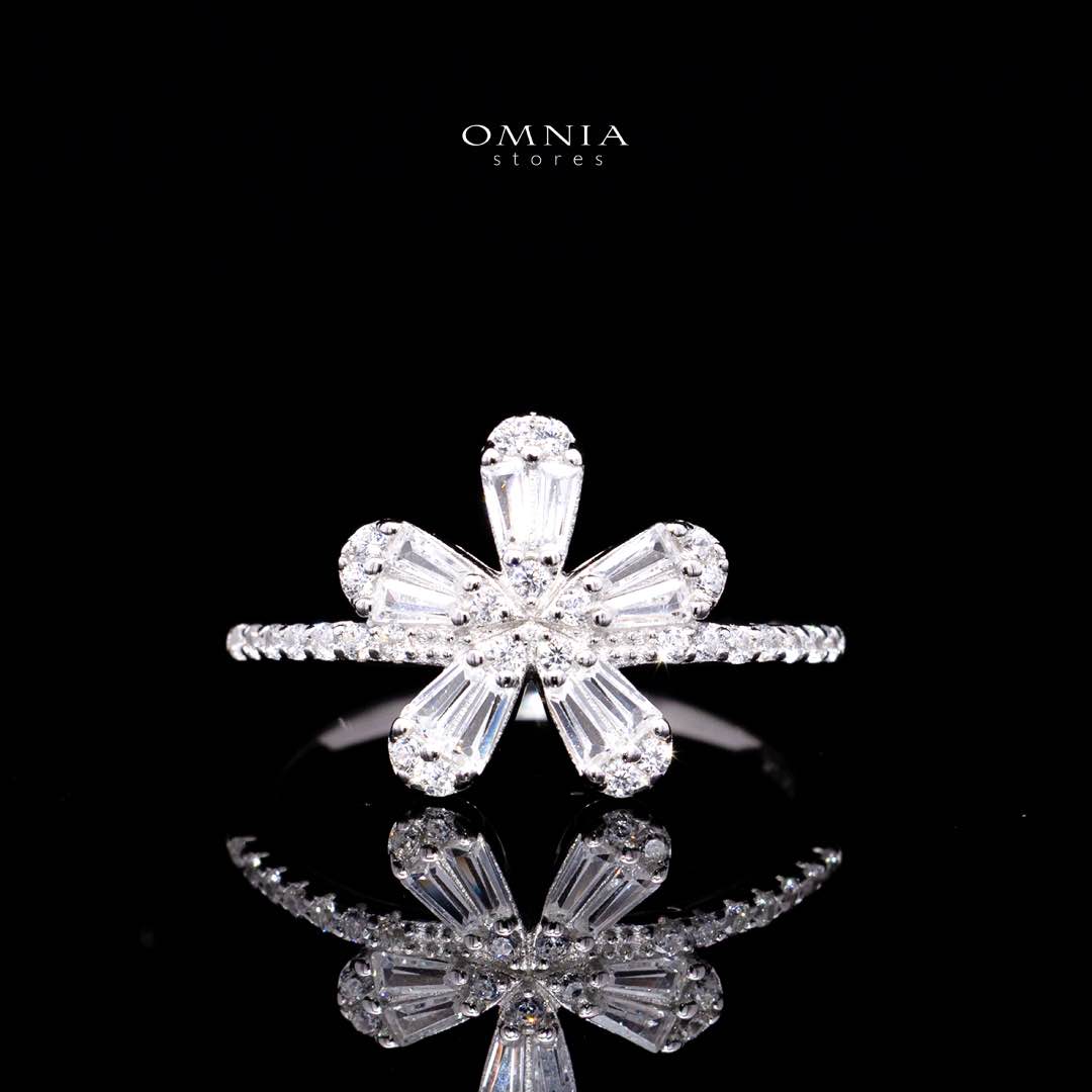 Omnia Iffat White Bridal Full Set in 925 Silver High Quality Simulated Diamonds (size 17 7 only available in KSA) - Image 4