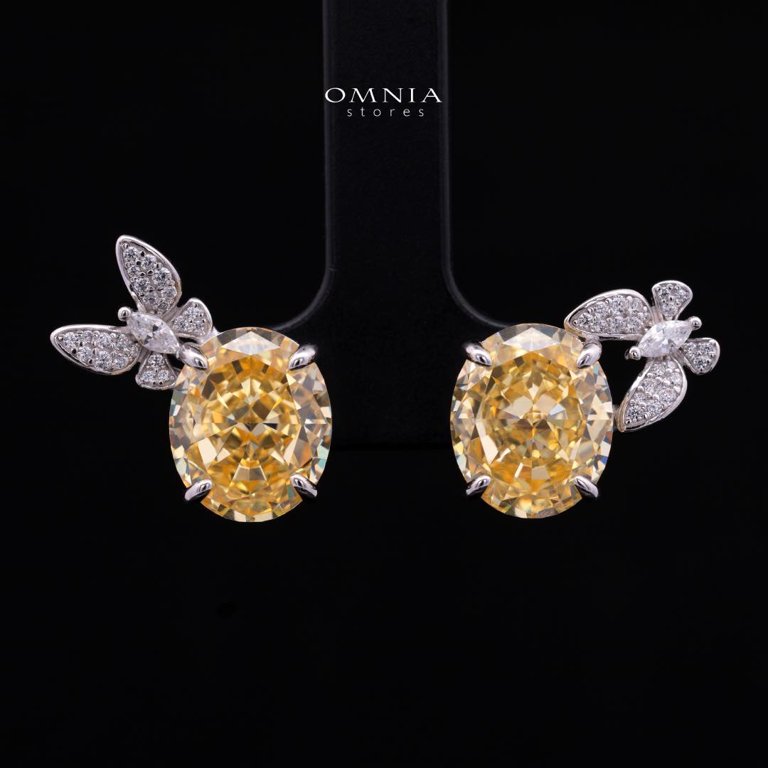 Omnia Maysun Yellow Full Set In 925 Silver High Quality Simulated Diamonds - Image 6
