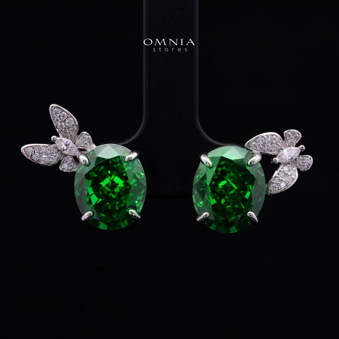 Omnia Maysun Green Full Set In 925 Silver High Quality Simulated Diamonds - Image 7