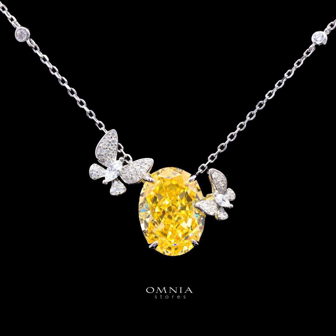 Omnia Maysun Yellow Full Set In 925 Silver High Quality Simulated Diamonds - Image 2