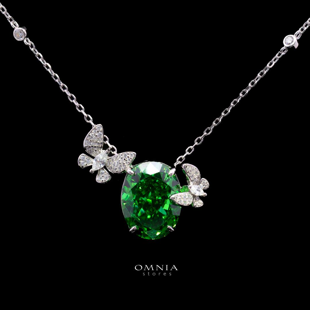 Omnia Maysun Green Full Set In 925 Silver High Quality Simulated Diamonds - Image 4