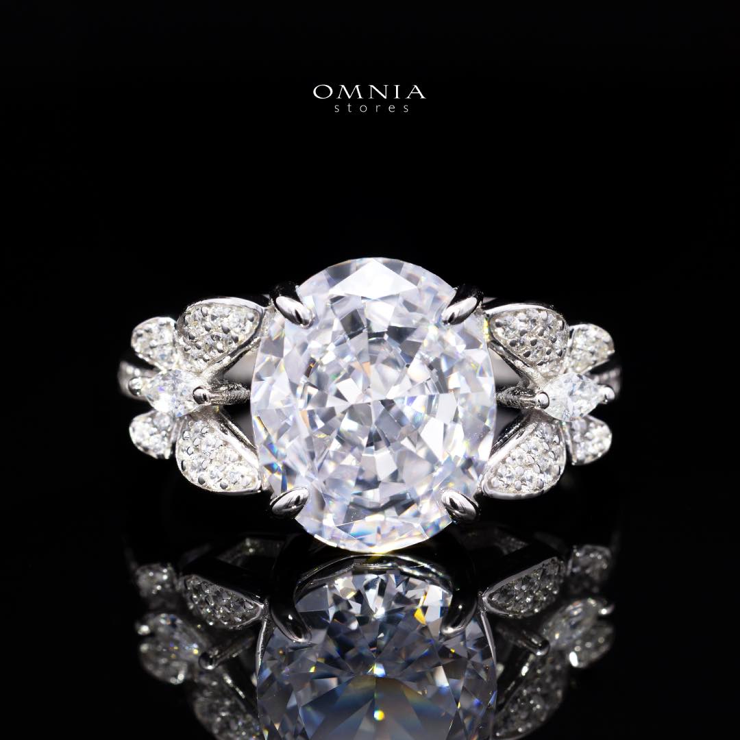 Omnia Maysun White Full Set In 925 Silver High Quality Simulated Diamonds - Image 5