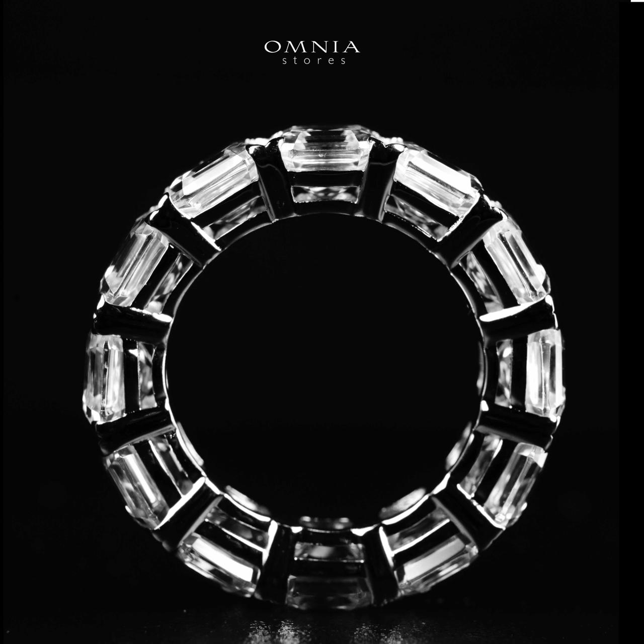 Omnia Rafal White Ring In 925 Silver High Quality Certified Lab Crafted Stones - Image 3