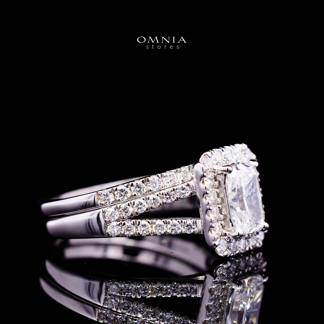 Siham Lab Grown Stones IGI Certified E VVS 2 White Ring in 925 Silver 1.00ct - Image 4