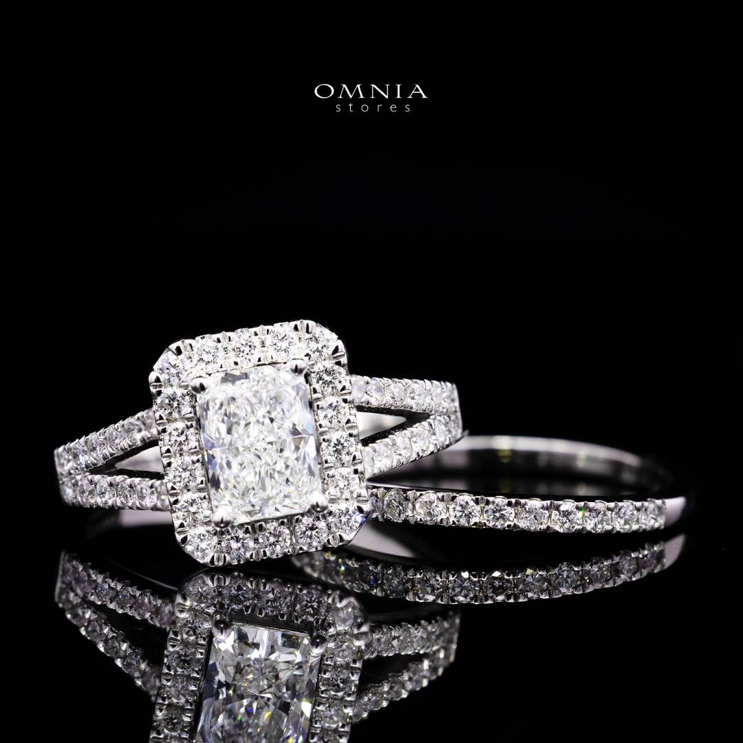 Siham Lab Grown Stones IGI Certified E VVS 2 White Ring in 925 Silver 1.00ct - Image 2
