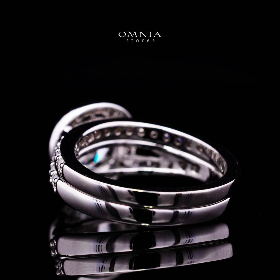 Mayar Lab Grown With IGI Certified D VS 1 Oval Brilliant White Ring in 925 Silver 1.3ct - Image 5