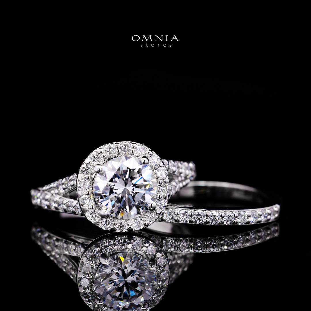 Mayar Lab Grown With IGI Certified D VS 1 Oval Brilliant White Ring in 925 Silver 1.3ct - Image 2