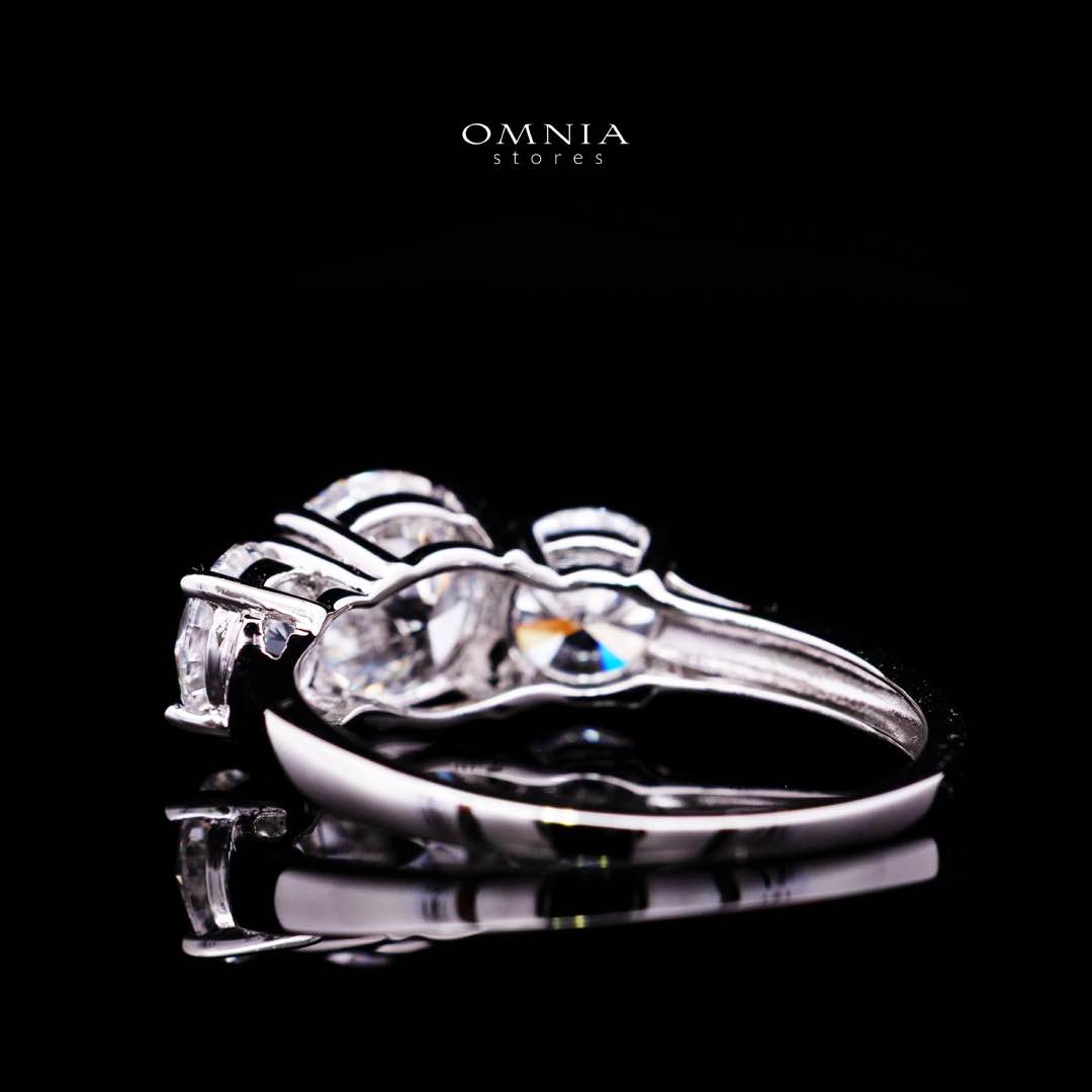 Samiah Lab Grown With IGI Certified Round Brilliant D VS1 White Ring High Quality 925 Silver 1.00ct - Image 4