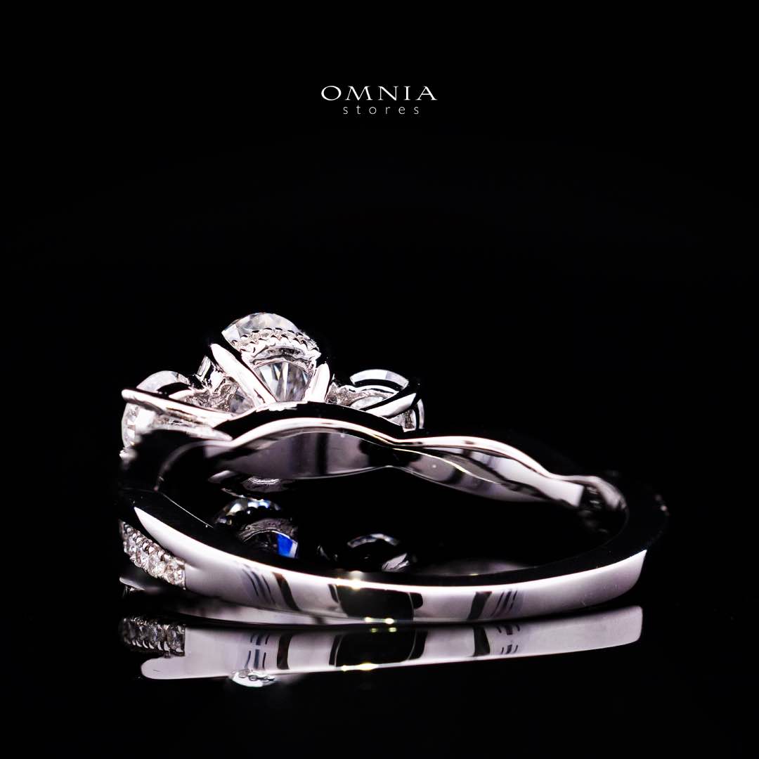 Jamyla Lab Grown With IGI Certified D VS1 Round Brilliabt White Ring In 925 Silver 1.00ct - Image 4