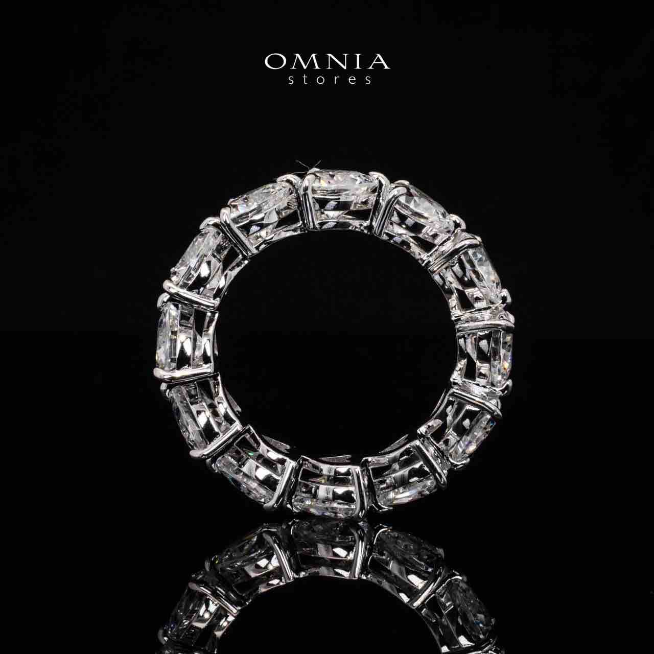 Omnia Adira Heart Ring With High Quality Certified Lab Crafted Stones In 925 Silver - Image 5