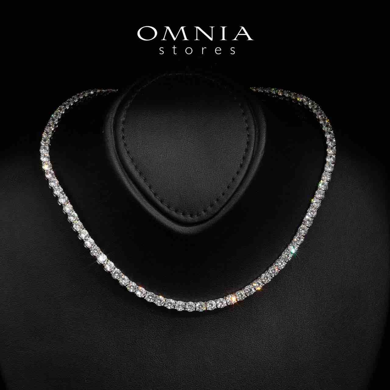 Omnia Ellen White Luxury Bridal Full Set in High Quality Rhodium Plated Zircon Stones - Image 2