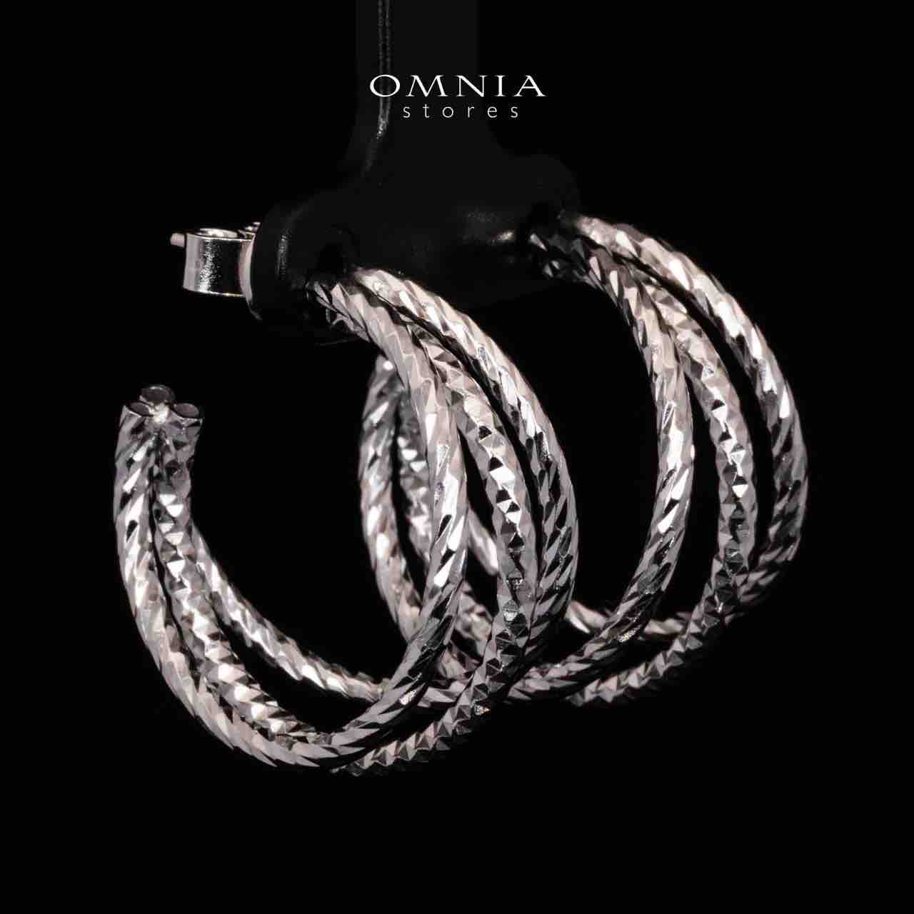 Omnia Amylah White Earrings In 925 High Quality Silver - Image 2