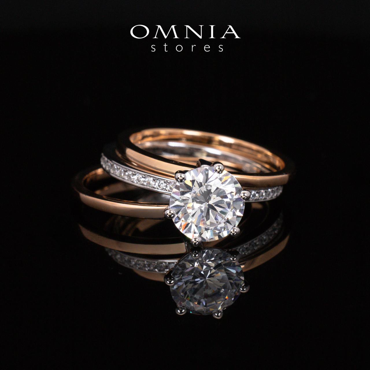 Julie Rose Gold Certified Lab Crafted Multi Layer Ring With High Quality 925 Silver - Image 5