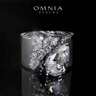 Emmie white Lab Crafted Ring With High Quality 925 Silver