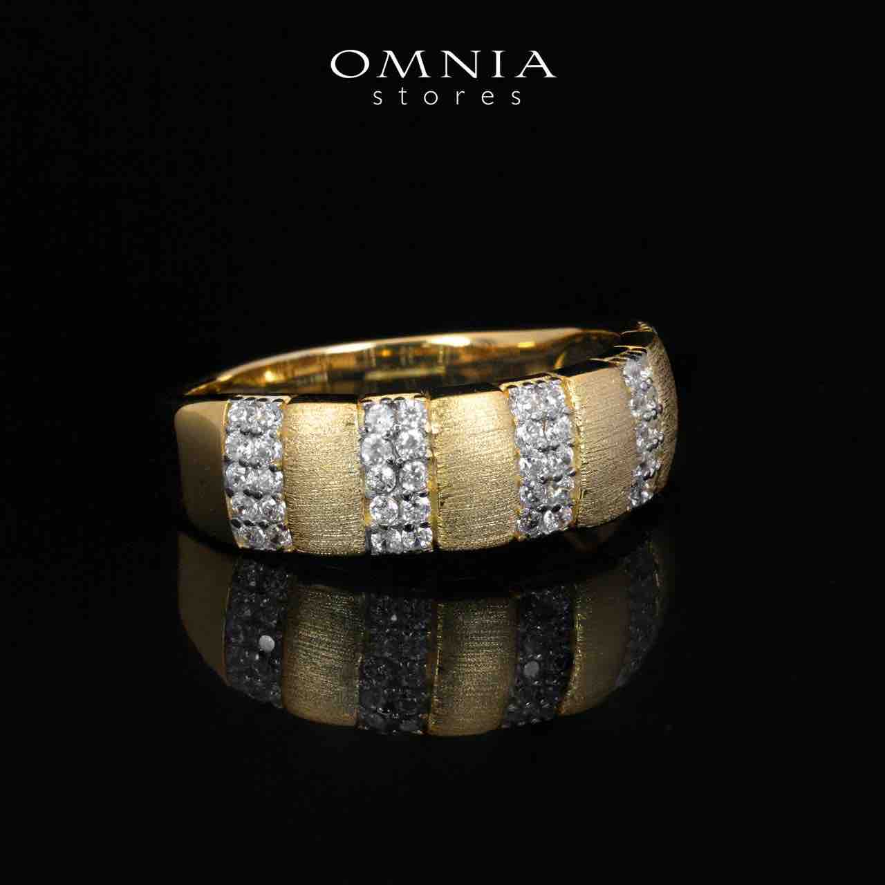 Melanie Gold Plated Luxury Bridal Full Set in 925 Silver High Quality Simulated Diamonds - Image 5