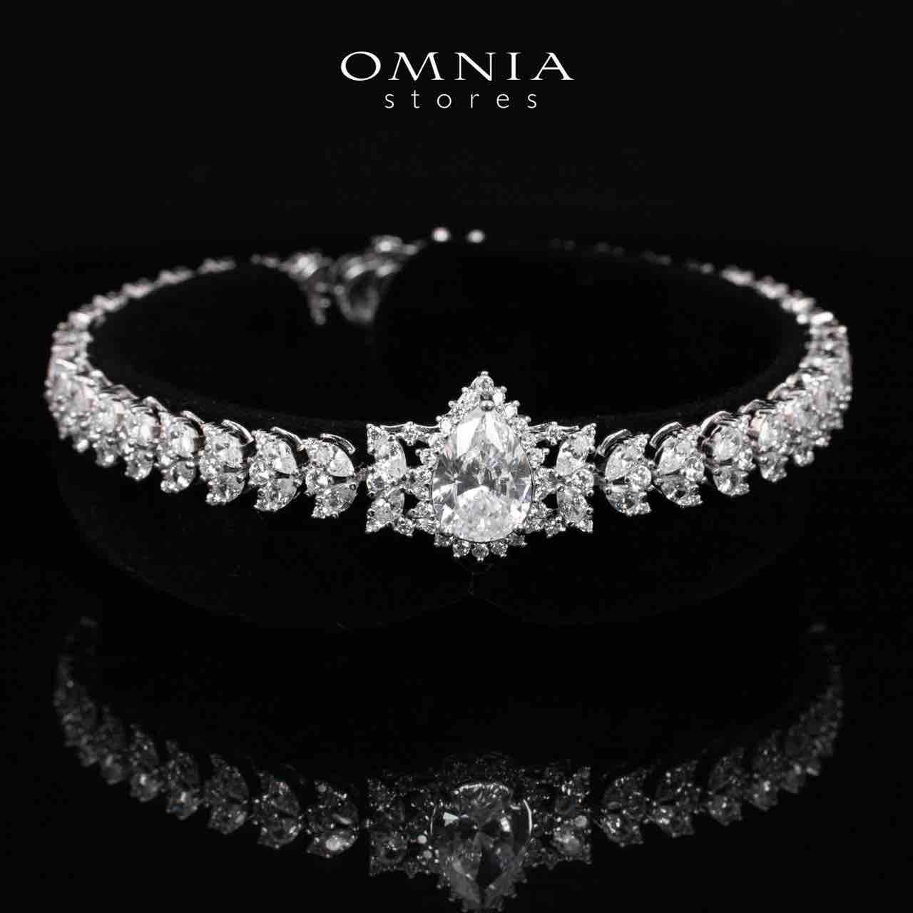 Lyra White Bridal Full Set in 925 Silver High Quality Simulated Diamonds - Image 3