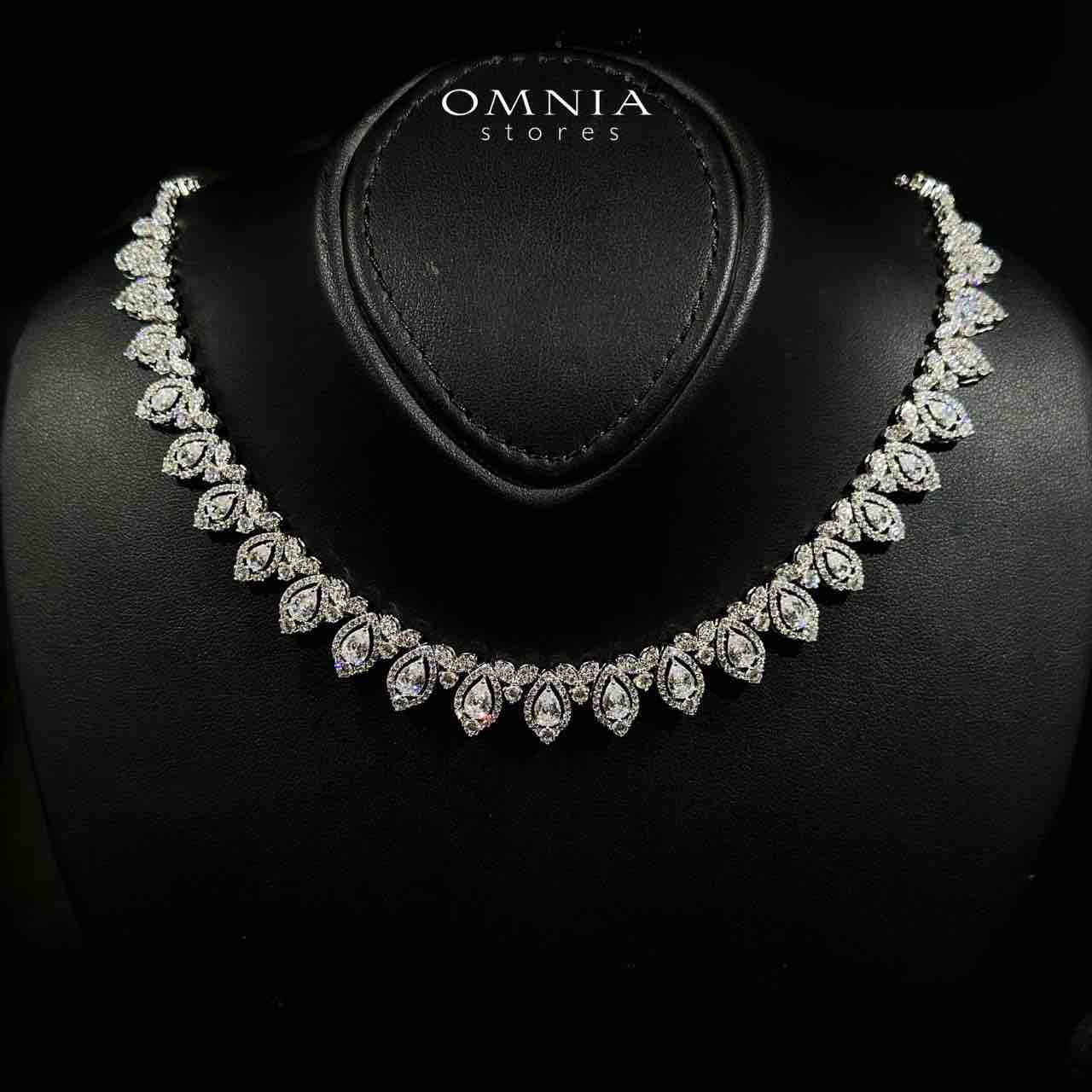 Helena White Bridal Full Set in 925 Silver High Quality Simulated Diamonds - Image 2
