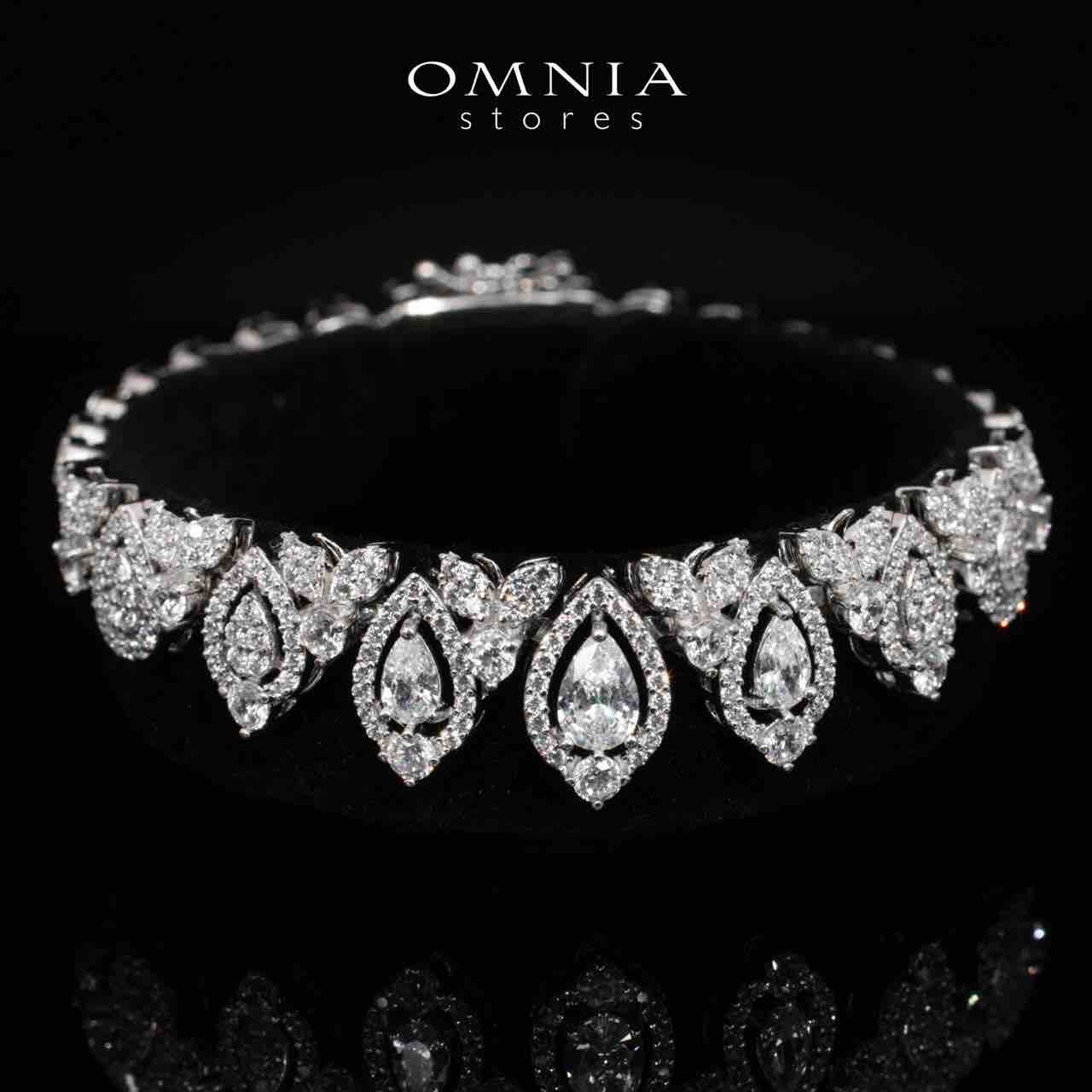 Helena White Bridal Full Set in 925 Silver High Quality Simulated Diamonds - Image 5