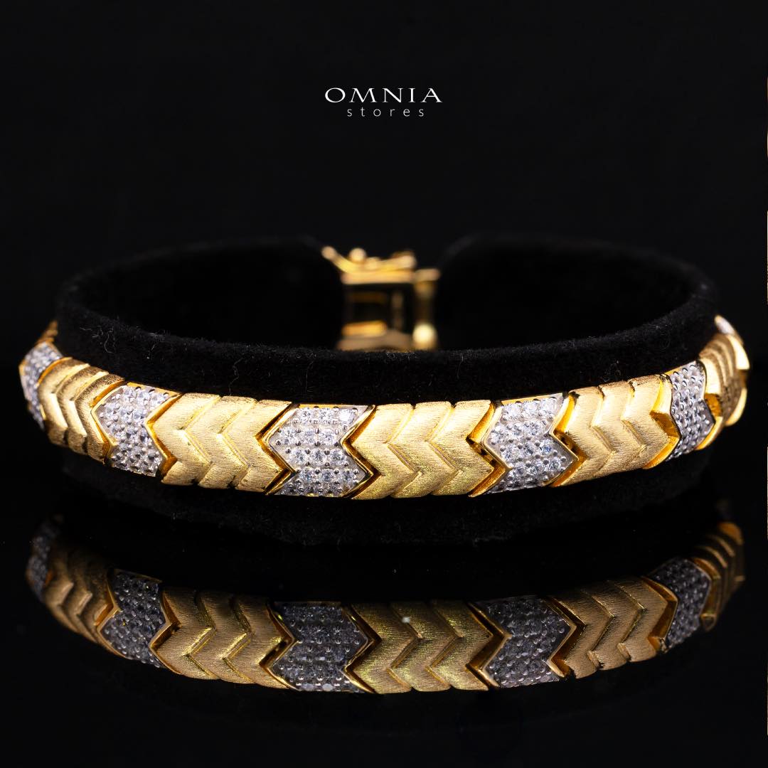 Ella Gold Plated Luxury Bridal Full Set in 925 Silver High Quality Simulated Diamonds - Image 3