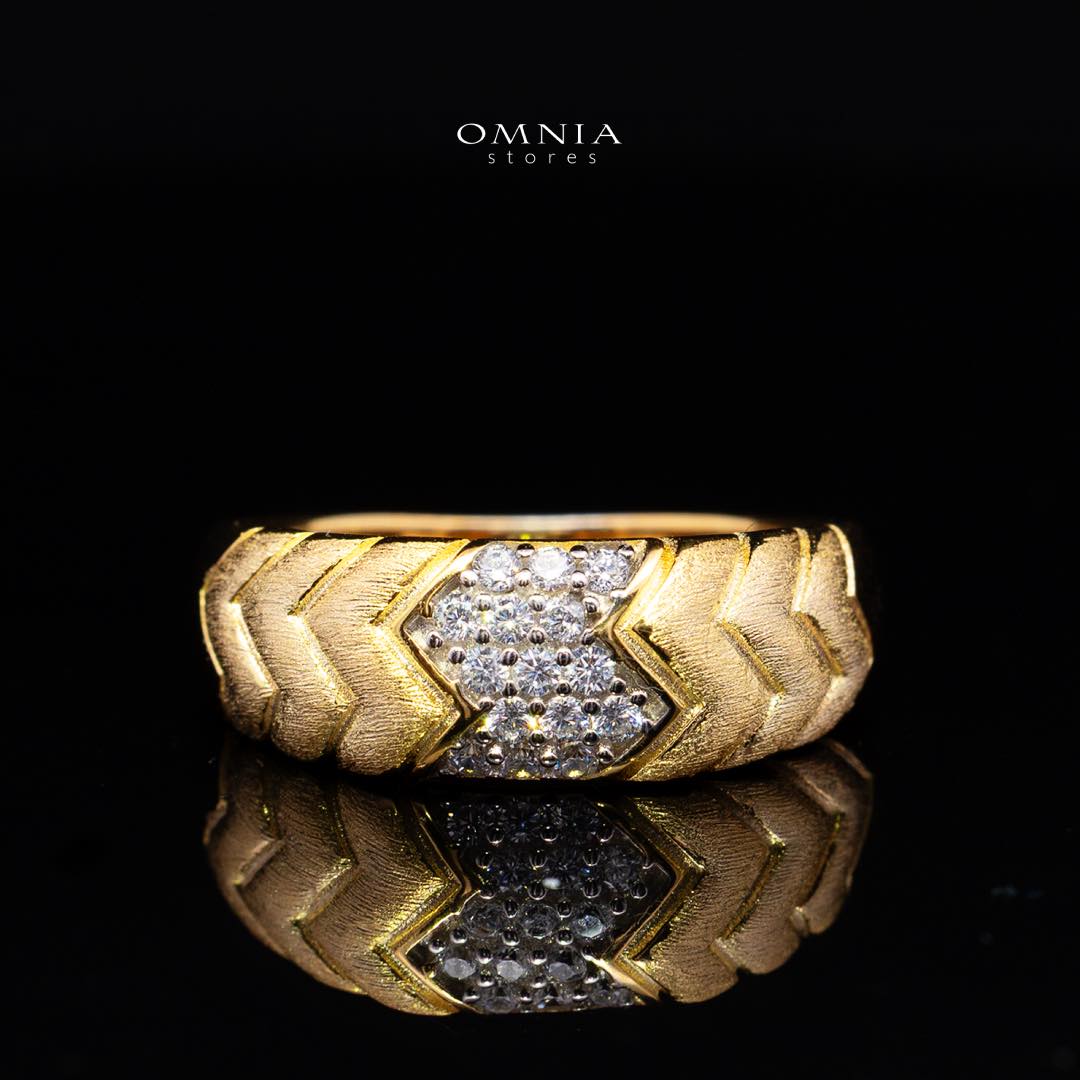 Ella Gold Plated Luxury Bridal Full Set in 925 Silver High Quality Simulated Diamonds - Image 4