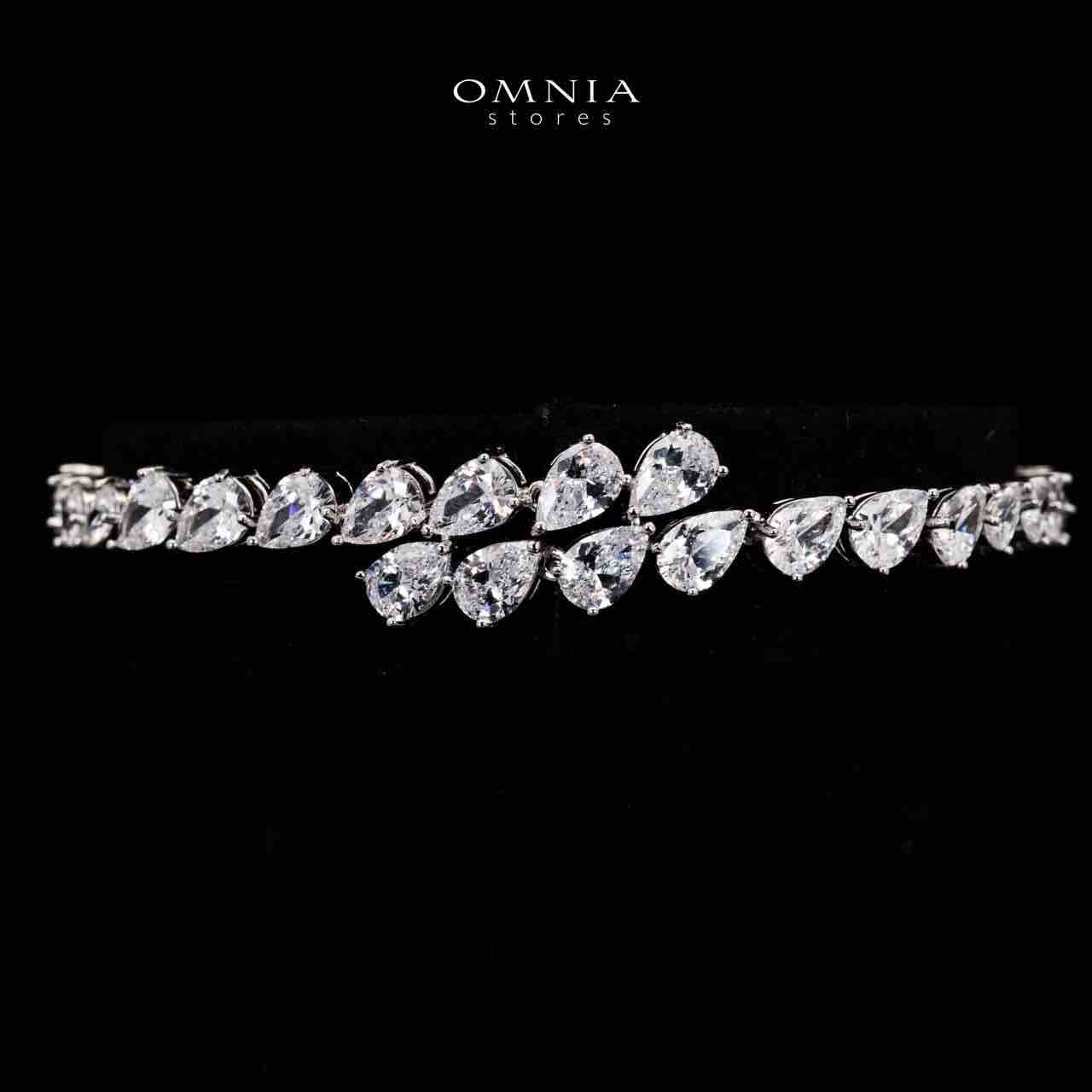 Ailyn White Choker Bridal Full Set in 925 Silver High Quality Simulated Diamonds - Image 6