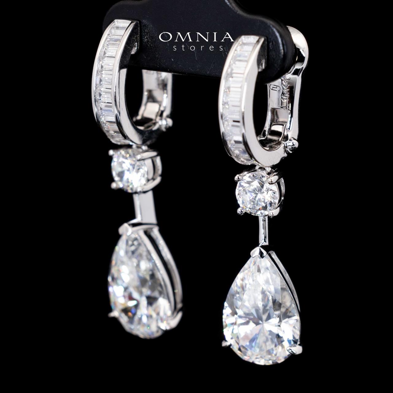 Layanna Pear Cut Drop Earrings With Certified High Quality Premium Stones in 925 Silver - Image 5