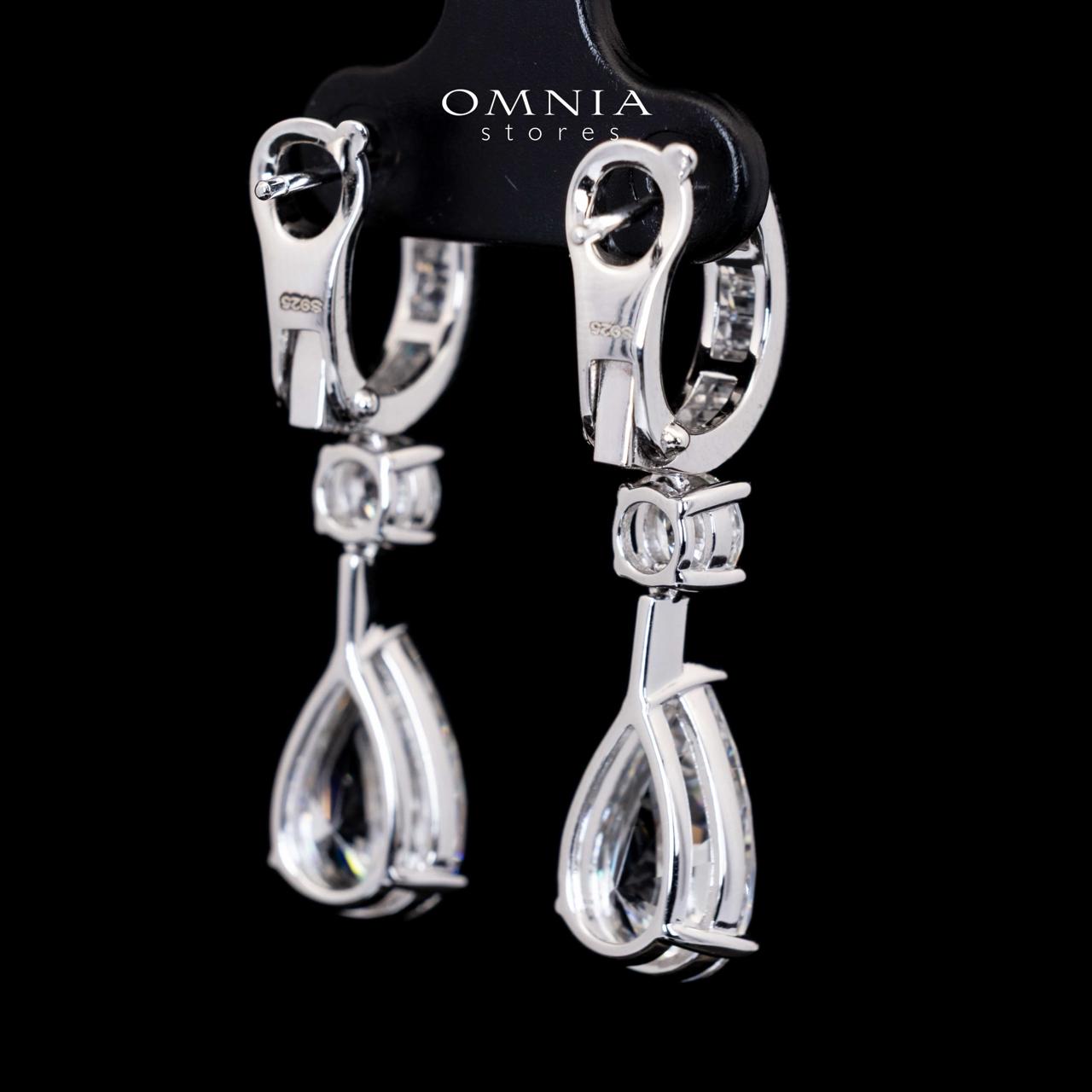 Layanna Pear Cut Drop Earrings With Certified High Quality Premium Stones in 925 Silver - Image 4