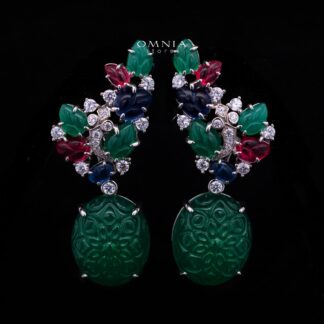 Ximena Multicolor in 925 Sterling Silver with High-Quality Premium Simulated Diamonds