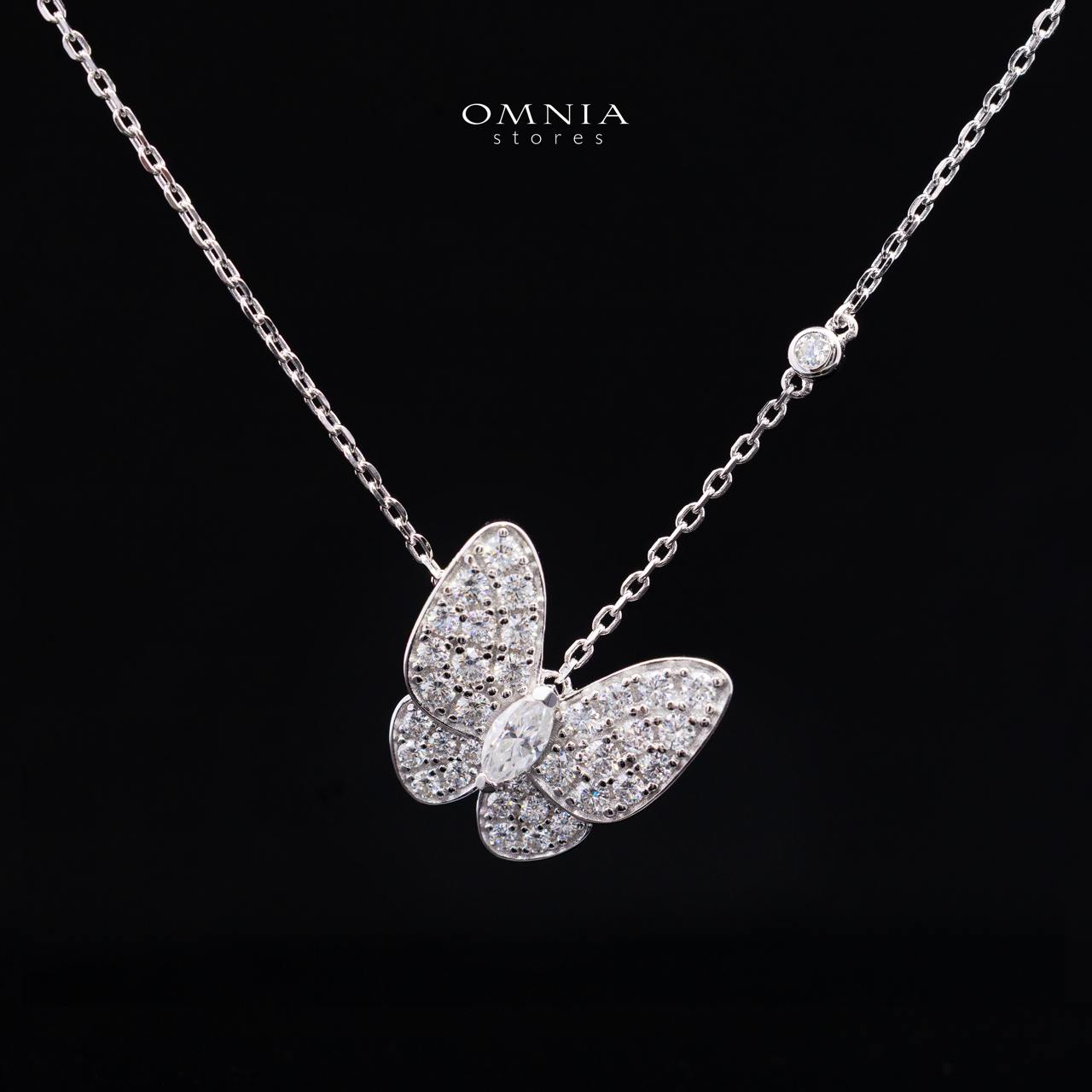 Lydia White Moissanite Necklace and Earrings Set in 925 Sterling Silver - Image 2