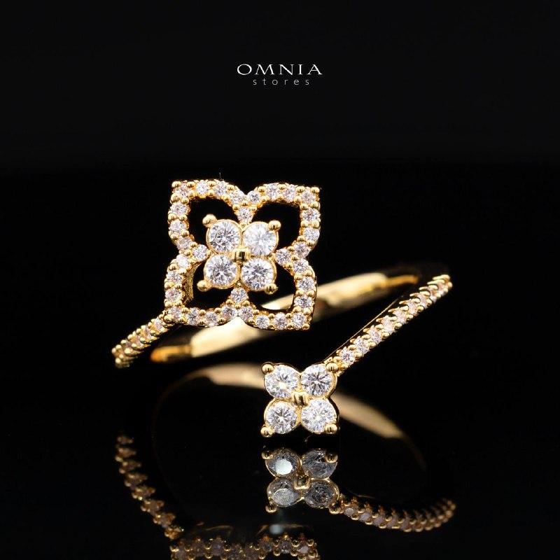 Zynah Gold Luxury Bridal Full Set Accessories in High Quality Zircon Stone, Rhodium Plated - Image 6