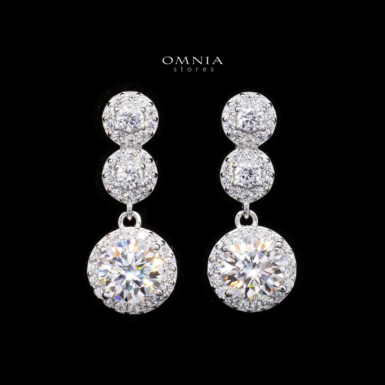 Masuma Moissanite Celestial Glow Halo Necklace & Earring Set in 925 Sterling Silver - Image 3