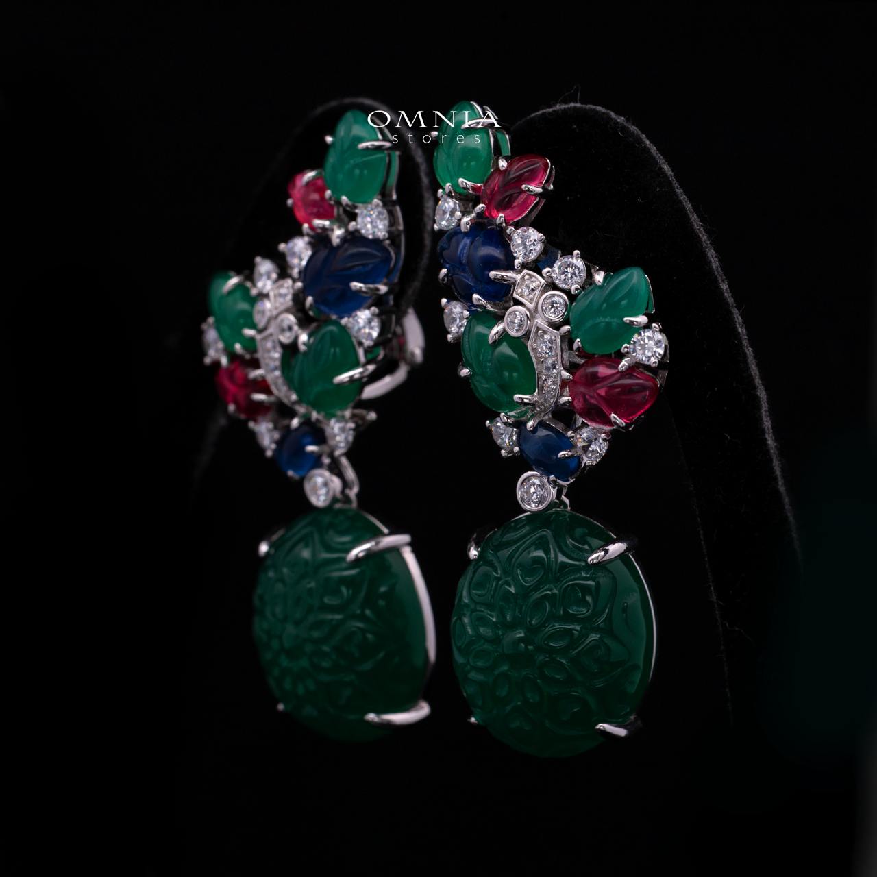 Ximena Multicolor in 925 Sterling Silver with High-Quality Premium Simulated Diamonds - Image 2